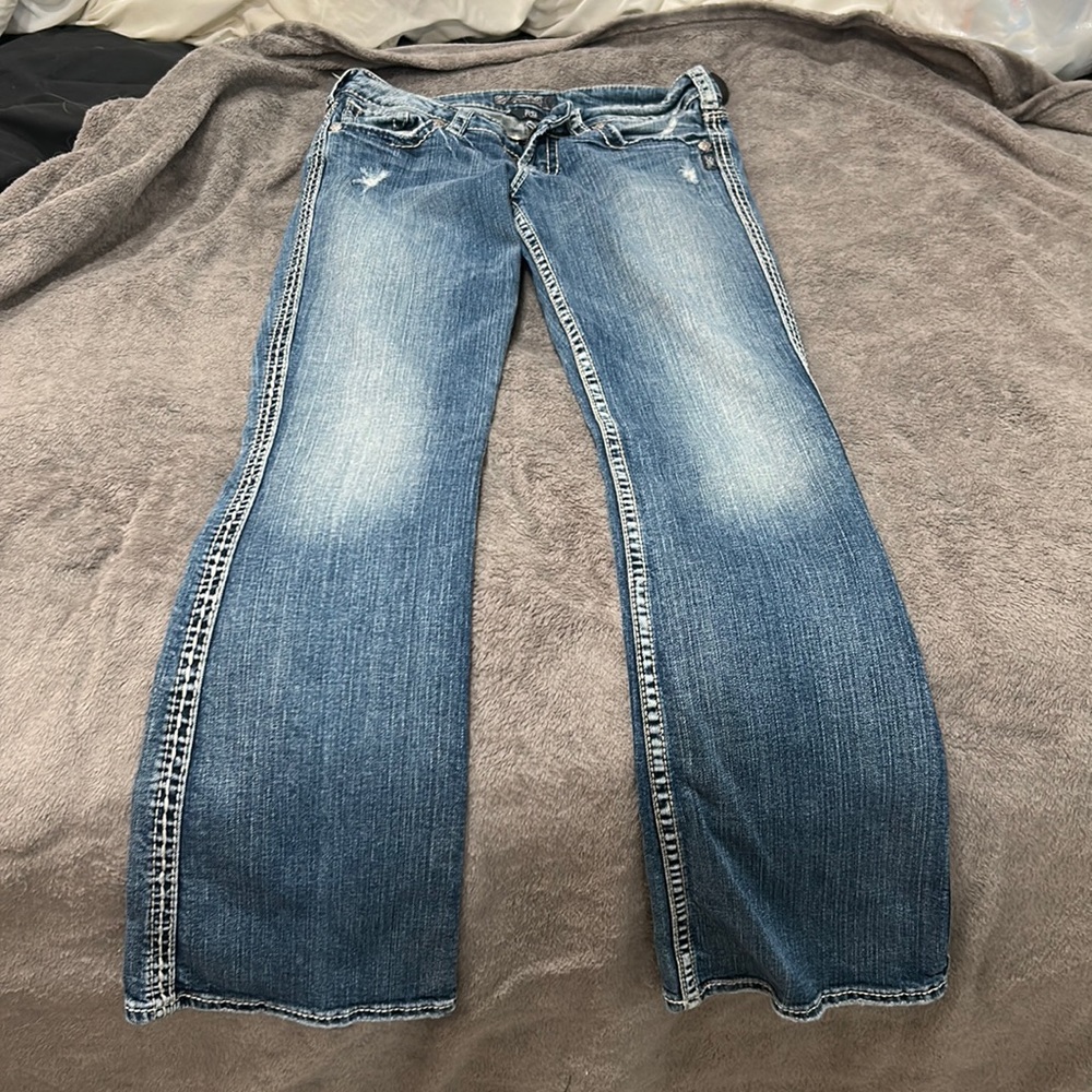 Silver jeans